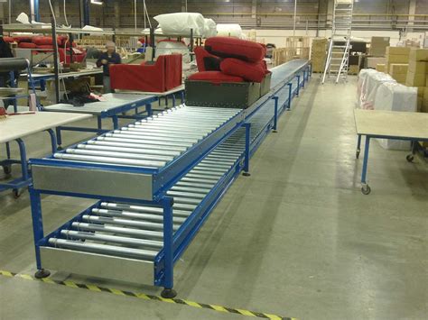 Lineshaft Powered Roller Conveyors Mobility Engineering Cheshire Ltd