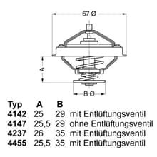 Borgwarner Wahler Thermostat K Hlmittel C Mit Dichtung Passend F R