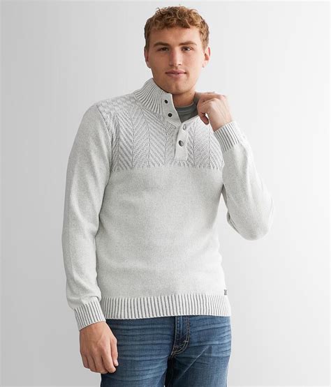 Outpost Makers Henley Sweater Mens Sweaters In Cream Buckle