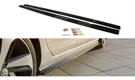 Estribos Laterales Golf Gti Mk7 7 5 Negro Brillante Maxton Meses Sin