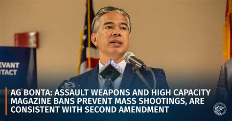 Attorney General Bonta Assault Weapons And High Capacity Magazine Bans