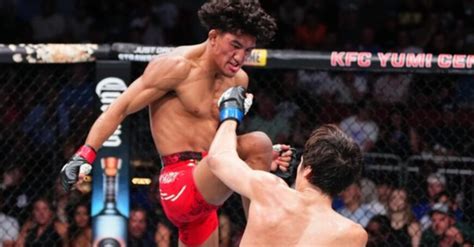 Raul Rosas Jr Taps Out Ricky Turcios With Slick Rear Naked Choke In Round UFC Louisville