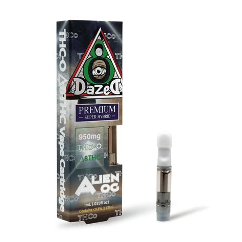 Dazed8 Alien Og Delta 8 Thc O Vape Cartridge Uk 420 Smoke Dispensary Uk