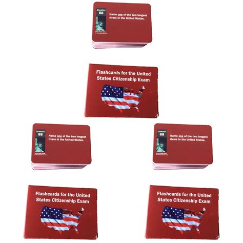 US Citizenship Flash Cards 2024 Naturalization Test Study With 100QA