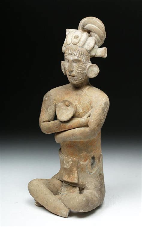 Mayan Jaina Terracotta Seated Lord Tl Tested Feb 15 2018 Artemis