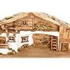 Amazon De Holz Und Gartentrends Gro E Weihnachtskrippe W Krippe