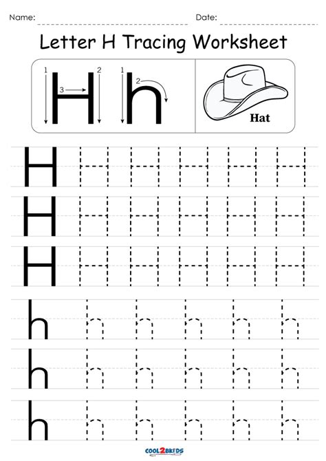 Free Printable Letter H Worksheets Printable Templates Free