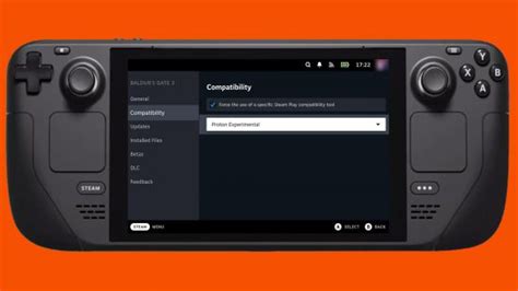 How to change Steam Deck Proton version