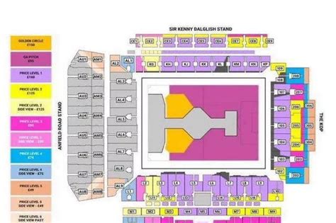 Taylor Swift Liverpool Anfield stadium seating plan,…