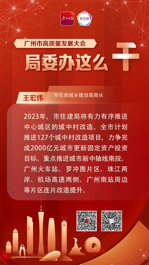 市住建局局长王宏伟：推进127个城中村改造，力争完成城市更新固定资产投资2000亿元