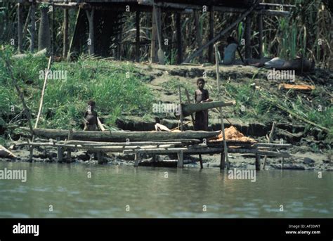 Along The Sepik River Papua New Guinea Stock Photo Alamy