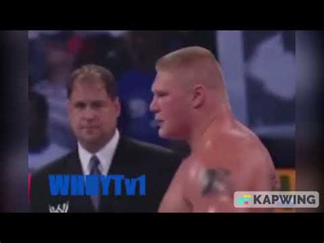 Wwe Brock Lesnar Killing Zach Gowen S Leg Off Youtube