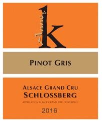 Bestheim Anne De K Schlossberg Grand Cru Pinot Gris Alsace