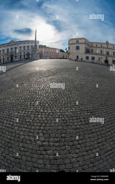 Quirinal Hill Piazza And Palace Romeitaly Stock Photo Alamy