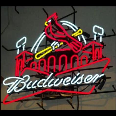 Custom Budweiser St Louis Cardinals Neon Sign Teams Neon Light Diy