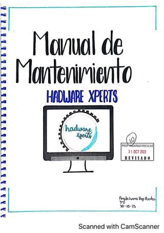 Manual De Mantenimiento Hadware Xperts Pdf Pdf