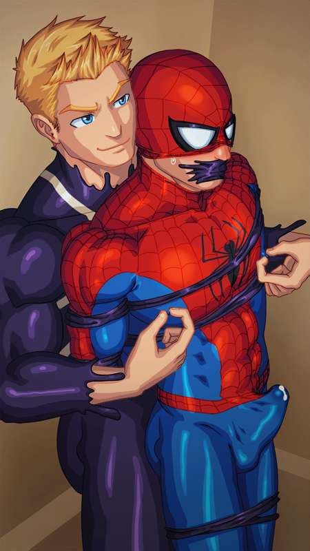 Rule 34 2boys Bodysuit Cum Under Clothes Dominant Male Eddie Brock Gagged Gay Gay Sex Marvel