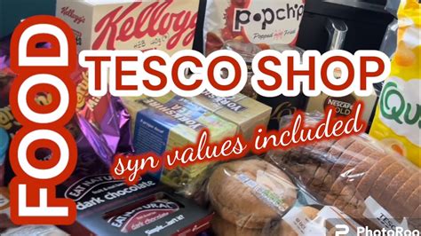 Tesco Food Shop With Syn Values Getting Back On Track Slimming