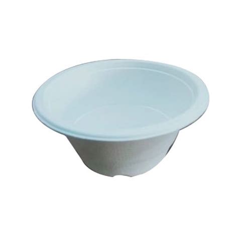 Bagasse White Eco Freindly Biodegradable Round Bowl For Event And