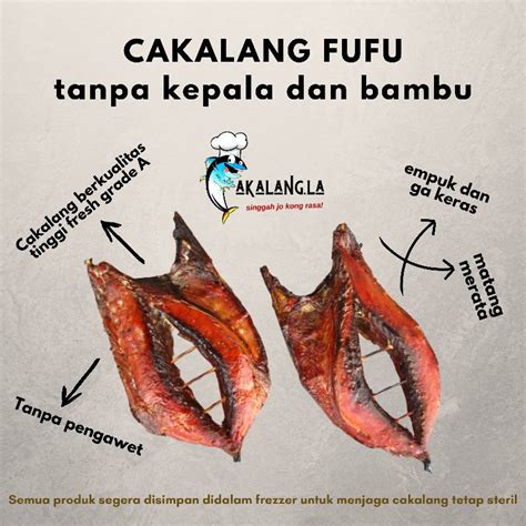 Jual Cakalang Fufu Asap Tanpa Bambu Dan Kepala Khas Manado Shopee