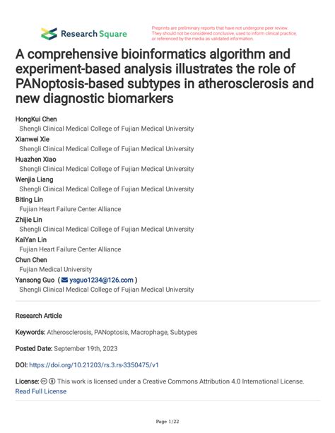 Pdf A Comprehensive Bioinformatics Algorithm And Experiment Based