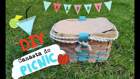 Como Hacer Una Canasta De Picnic How To Make A Picnic Basket Youtube