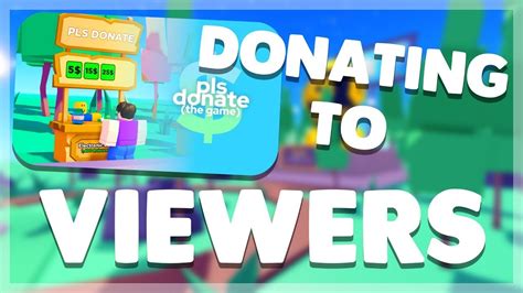 Live Donating Robux In Pls Donate Roblox Youtube