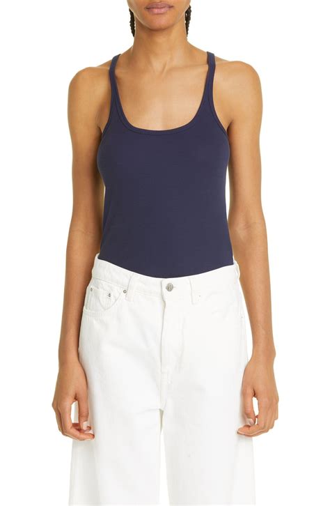 Toteme Scoop Neck Rib Tank Editorialist