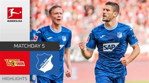 Union Berlin Tsg Hoffenheim Highlights Matchday