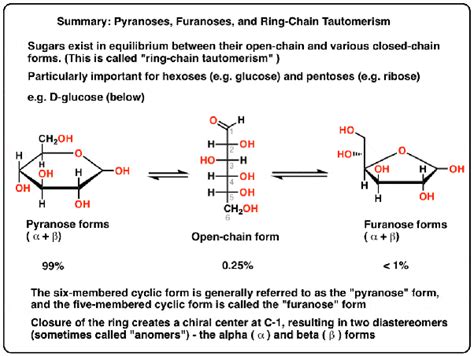 What Are The Structures For Furanose And Pyranose Forms Of D Ribose