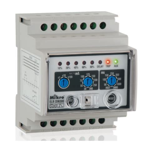 Mikro DIN Rail Earth Leakage Relay DIN300 240A