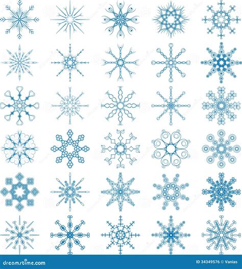 雪花传染媒介集合 向量例证 插画 包括有 设置 符号 背包 图画 冻结 查出 收集 模式 34349576