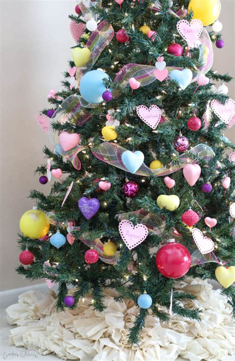 Diy Valentine S Tree With Dollar Tree Valentine Decorations