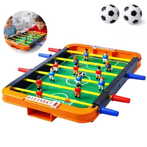 Futebol De Mesa Brinquedo - Mini Jogo de Futebol De Mesa Pebolim Brinquedo Infantil Interativo de ...
