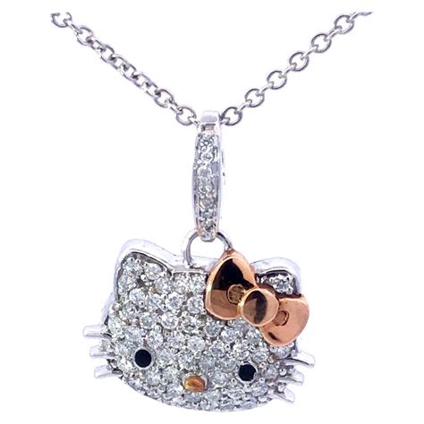 Kimora Lee Simmons Sanrio Hello Kitty 18k White Gold And Diamond