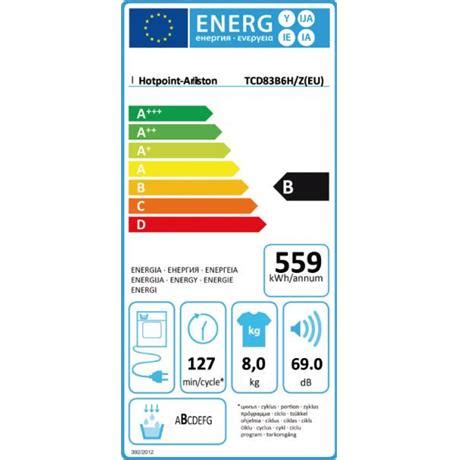 Hotpoint Ariston TCD 83B 6H Z EU DNO Elektro