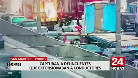 Smp Capturan A Delincuentes Que Extorsionaban A Conductores En La