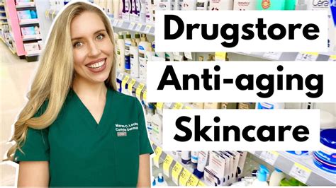 Drugstore Anti Aging Skincare Routine The Budget Dermatologist Youtube