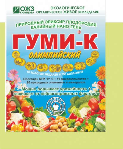Гуми-К Олимпийский Калийный нано-гель 300 г / 30шт БашИнком