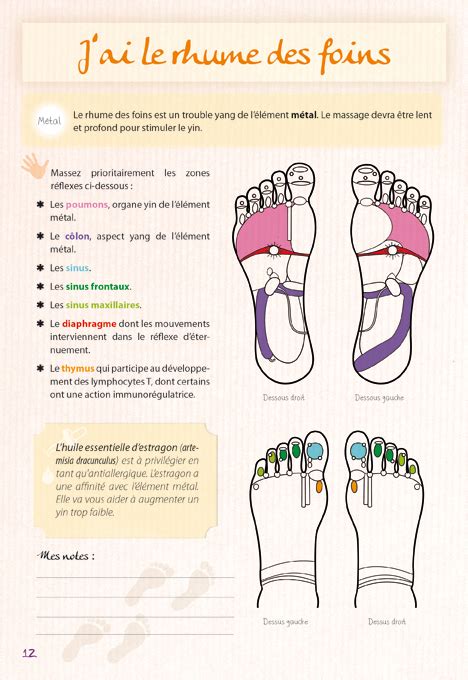 Mon Cahier De R Flexologie Plantaire Editions Mosa Que Sant