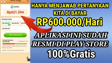 Aplikasi Penghasil Uang Game Penghasil Uang Gratis Aplikasi