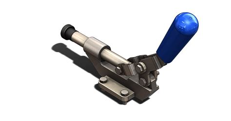 toggle push clamp  model design grabcad tutorials