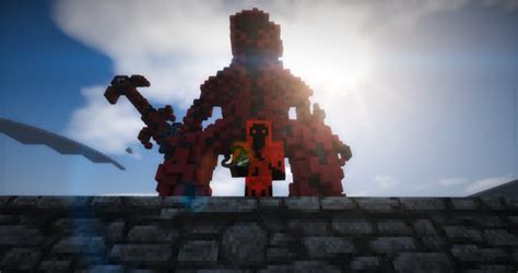 my Character statue SKIN Minecraft Map