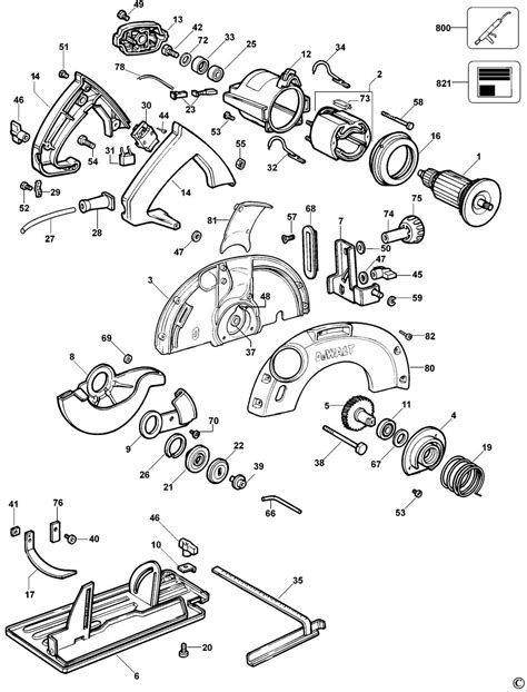 Dewalt Dw62 Type 2 Circular Saw Spare Parts Part Shop Direct