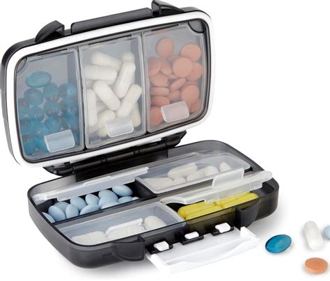 Travel Pill Organizer Moisture Proof Pill Holder Daily