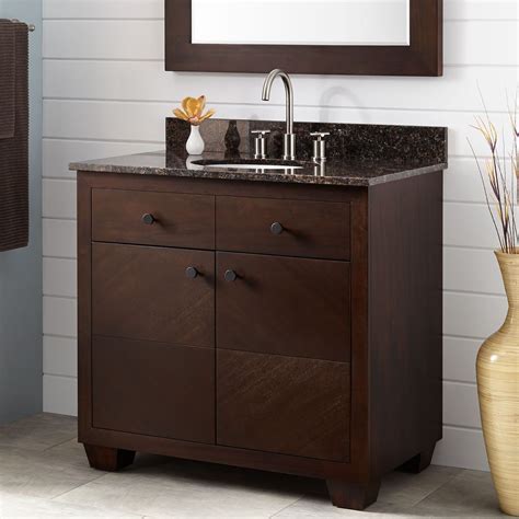 Faron Mahogany Vanity For Undermount Sink Espresso Bathroom