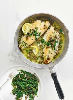 Maindish - Pan fried petrale sole with lemon butter and caper sauce recipes