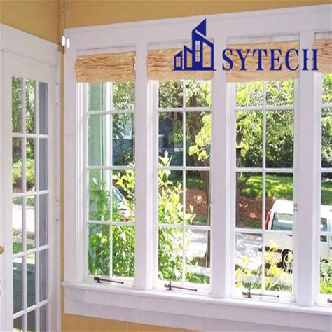 French Soundproof PVC Swing Window American Style Double Glazed UPVC