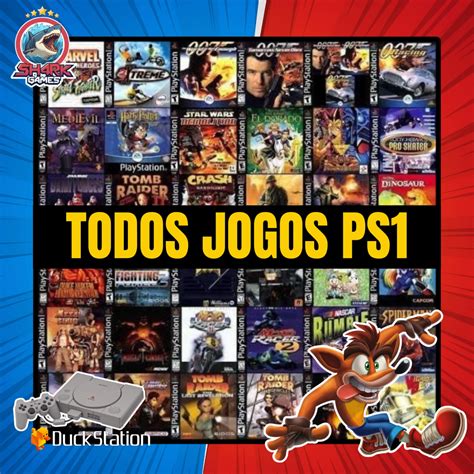 Pack Emulador De Ps1 Para Pc Coleção Completa De Jogos Jogos