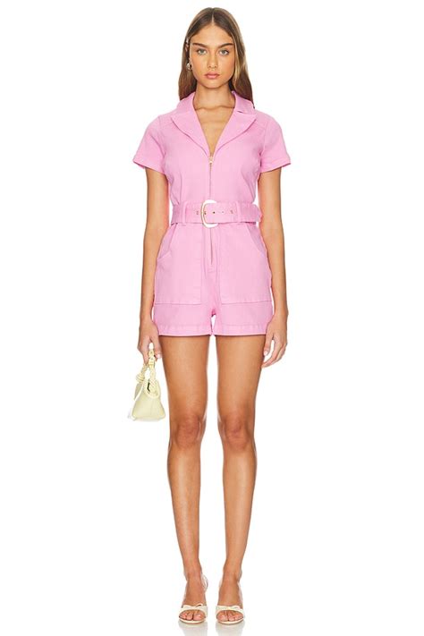 Show Me Your Mumu Outlaw Romper In Bubblegum Pink REVOLVE